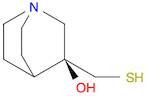 1-Azabicyclo[2.2.2]octan-3-ol, 3-(mercaptomethyl)-, (S)- (9CI)