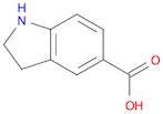 1H-Indole-5-carboxylic acid, 2,3-dihydro-