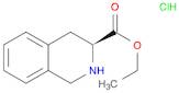 3-Isoquinolinecarboxylic acid, 1,2,3,4-tetrahydro-, ethyl ester, hydrochloride (1:1), (3S)-