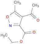 3-Isoxazolecarboxylic acid, 4-acetyl-5-methyl-, ethyl ester