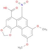 Phenanthro[3,4-d]-1,3-dioxole-5-carboxylic acid, 8,10-dimethoxy-6-nitro-