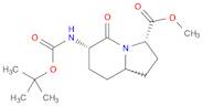 3-Indolizinecarboxylic acid, 6-[[(1,1-dimethylethoxy)carbonyl]amino]octahydro-5-oxo-, methyl ester…