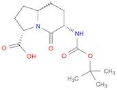 3-Indolizinecarboxylic acid, 6-[[(1,1-dimethylethoxy)carbonyl]amino]octahydro-5-oxo-, (3S,6S,8aS)-