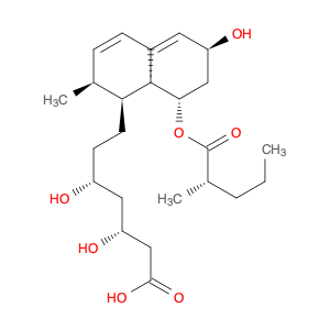 1-Naphthaleneheptanoic acid, 1,2,6,7,8,8a-hexahydro-β,δ,6-trihydroxy-2-methyl-8-[[(2S)-2-methyl-1-…