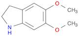 1H-Indole, 2,3-dihydro-5,6-dimethoxy-