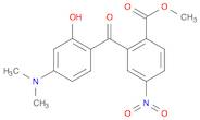 Benzoic acid, 2-[4-(dimethylamino)-2-hydroxybenzoyl]-4-nitro-, methyl ester