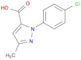 1H-Pyrazole-5-carboxylic acid, 1-(4-chlorophenyl)-3-methyl-