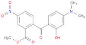 Benzoic acid, 2-[4-(dimethylamino)-2-hydroxybenzoyl]-5-nitro-, methyl ester