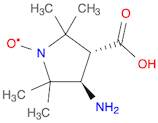 1-Pyrrolidinyloxy, 3-amino-4-carboxy-2,2,5,5-tetramethyl-, (3R,4R)-rel- (9CI)