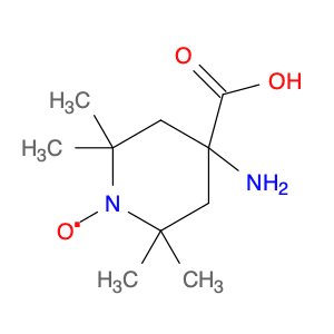 1-Piperidinyloxy, 4-amino-4-carboxy-2,2,6,6-tetramethyl-