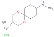 1,5-Dioxaspiro[5.5]undecan-9-amine, N,3,3-trimethyl-, hydrochloride (1:1)