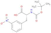 D-Phenylalanine, N-[(1,1-dimethylethoxy)carbonyl]-3-nitro-