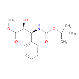 Benzenepropanoic acid, β-[[(1,1-dimethylethoxy)carbonyl]amino]-α-hydroxy-, methyl ester, (αS,βS)-