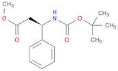 Benzenepropanoic acid, β-[[(1,1-dimethylethoxy)carbonyl]amino]-, methyl ester, (βR)-