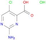 4-Pyrimidinecarboxylic acid, 2-amino-5-chloro-, hydrochloride (1:1)