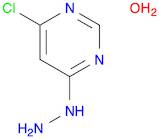 Pyrimidine, 4-chloro-6-hydrazinyl-, hydrate (1:1)