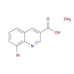 3-Quinolinecarboxylic acid, 8-bromo-, hydrate (1:1)