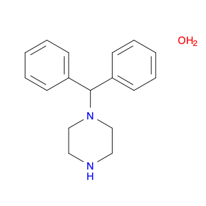 Piperazine, 1-(diphenylmethyl)-, hydrate (1:1)