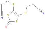 Propanenitrile, 3,3'-[(2-oxo-1,3-dithiole-4,5-diyl)bis(thio)]bis-