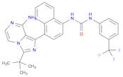 Urea, N-[4-[8-amino-3-(1,1-dimethylethyl)imidazo[1,5-a]pyrazin-1-yl]-1-naphthalenyl]-N'-[3-(trif...