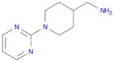 4-Piperidinemethanamine, 1-(2-pyrimidinyl)-