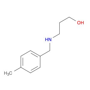 3-{[(4-methylphenyl)methyl]amino}propan-1-ol