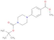 1-Piperazinecarboxylic acid, 4-[4-(methoxycarbonyl)phenyl]-, 1,1-dimethylethyl ester