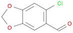 1,3-Benzodioxole-5-carboxaldehyde, 6-chloro-