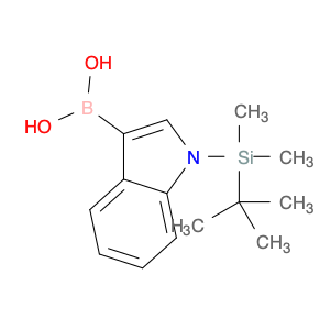 Boronic acid, [1-[(1,1-dimethylethyl)dimethylsilyl]-1H-indol-3-yl]- (9CI)