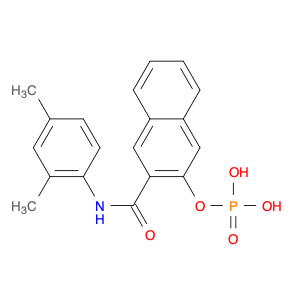 2-Naphthalenecarboxamide, N-(2,4-dimethylphenyl)-3-(phosphonooxy)-