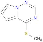 Pyrrolo[2,1-f][1,2,4]triazine, 4-(methylthio)-