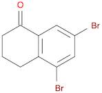 1(2H)-Naphthalenone, 5,7-dibromo-3,4-dihydro-