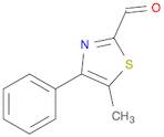 2-Thiazolecarboxaldehyde, 5-methyl-4-phenyl-