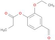 Benzaldehyde, 3-ethoxy-4-(1-oxopropoxy)-