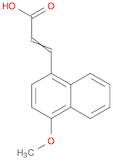 2-Propenoic acid, 3-(4-methoxy-1-naphthalenyl)-