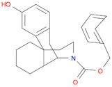 Morphinan-17-carboxylic acid, 3-hydroxy-, phenylmethyl ester, (9α,13α,14α)-