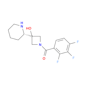 Methanone, [3-hydroxy-3-(2S)-2-piperidinyl-1-azetidinyl](2,3,4-trifluorophenyl)-