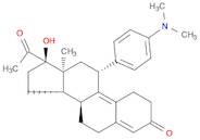 19-Norpregna-4,9-diene-3,20-dione, 11-[4-(dimethylamino)phenyl]-17-hydroxy-, (11β)-