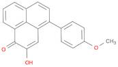 1H-Phenalen-1-one, 2-hydroxy-4-(4-methoxyphenyl)-