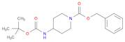 1-Piperidinecarboxylic acid, 4-[[(1,1-dimethylethoxy)carbonyl]amino]-, phenylmethyl ester