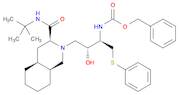 Carbamic acid, N-[(1R,2R)-3-[(3S,4aS,8aS)-3-[[(1,1-dimethylethyl)amino]carbonyl]octahydro-2(1H)-is…