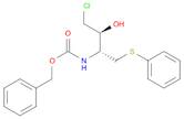 Carbamic acid, N-[(1R,2S)-3-chloro-2-hydroxy-1-[(phenylthio)methyl]propyl]-, phenylmethyl ester