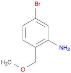 Benzenamine, 5-bromo-2-(methoxymethyl)-