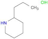 Piperidine, 2-propyl-, hydrochloride (1:1)