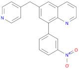 Quinoline, 8-(3-nitrophenyl)-6-(4-pyridinylmethyl)-