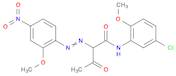 Butanamide, N-(5-chloro-2-methoxyphenyl)-2-[2-(2-methoxy-4-nitrophenyl)diazenyl]-3-oxo-