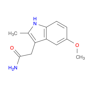 1H-Indole-3-acetamide, 5-methoxy-2-methyl-