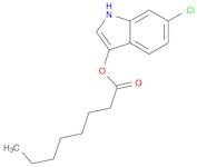 Octanoic acid, 6-chloro-1H-indol-3-yl ester