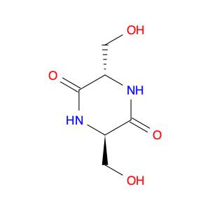 2,5-Piperazinedione, 3,6-bis(hydroxymethyl)-, trans- (8CI,9CI)