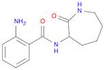 Benzamide, 2-amino-N-(hexahydro-2-oxo-1H-azepin-3-yl)-